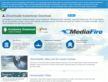 Tablet Screenshot of de.jdownloader.com